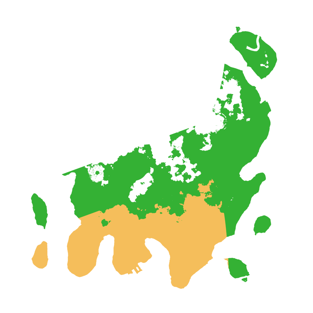 Biome Rust Map: Procedural Map, Size: 3000, Seed: 1818558883
