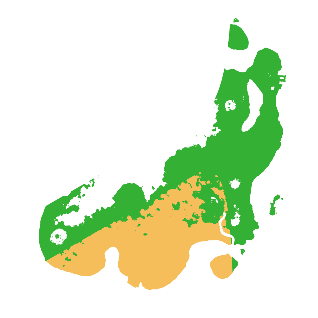 Biome Rust Map: Procedural Map, Size: 3000, Seed: 198694592
