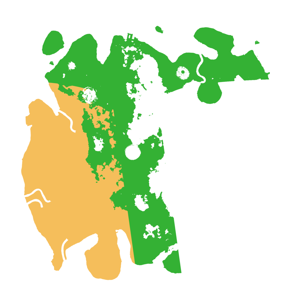 Biome Rust Map: Procedural Map, Size: 3500, Seed: 5472