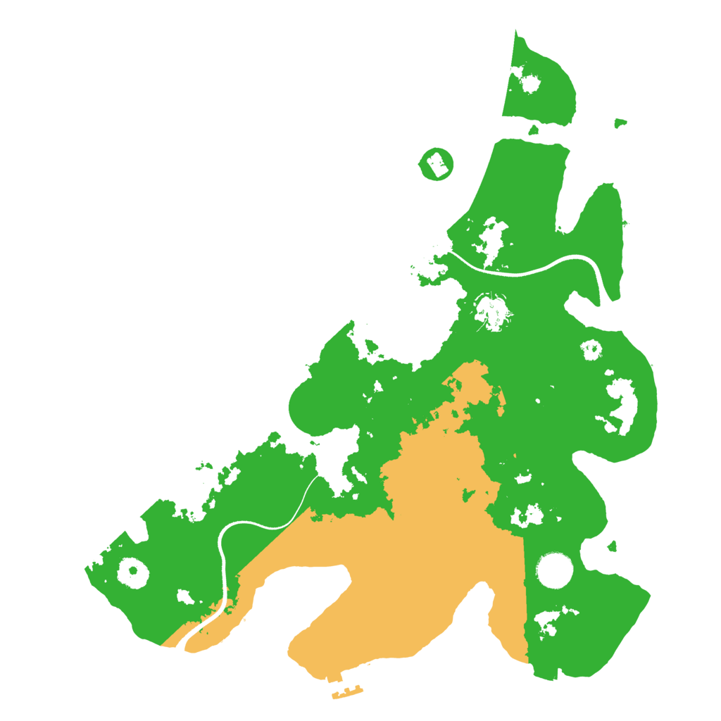 Biome Rust Map: Procedural Map, Size: 3500, Seed: 1661512685