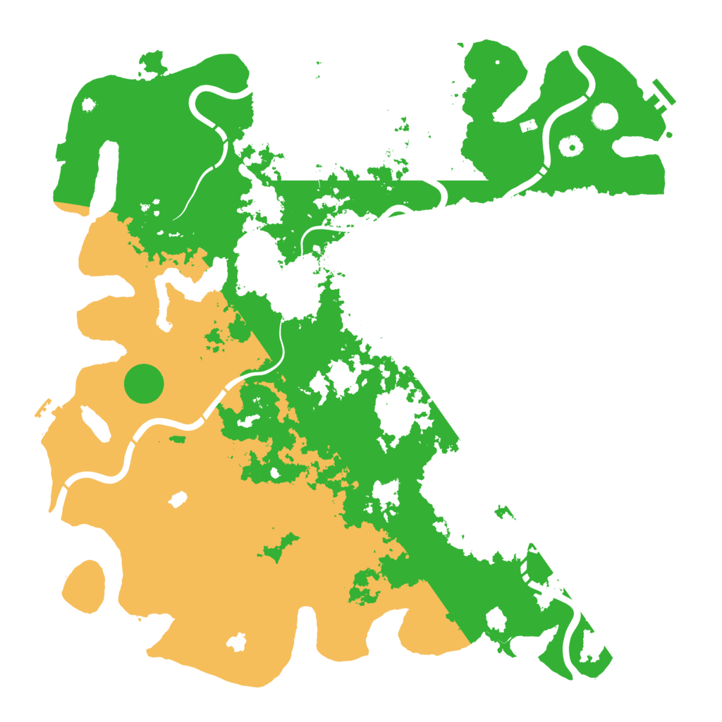 Biome Rust Map: Procedural Map, Size: 4800, Seed: 69913833