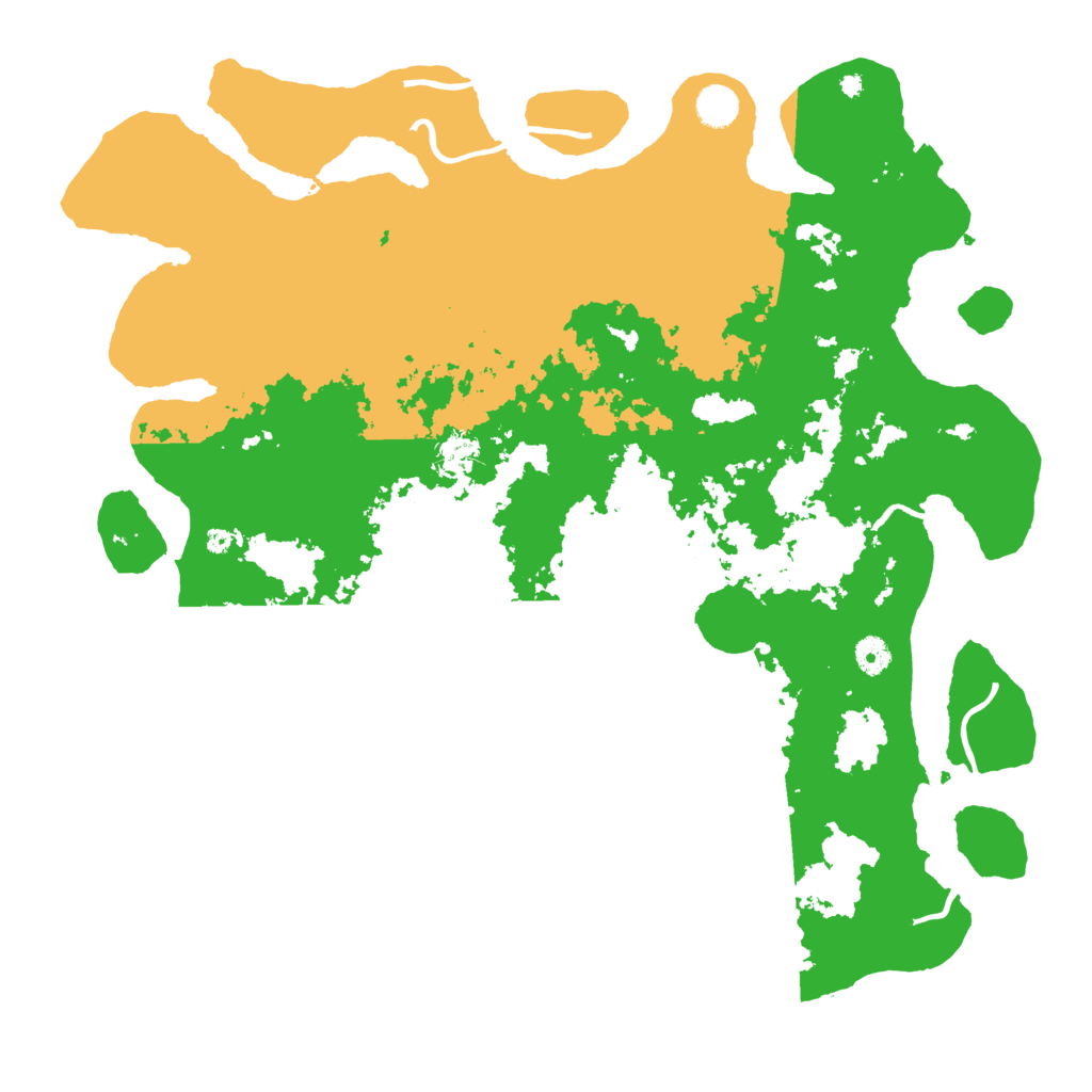 Biome Rust Map: Procedural Map, Size: 4500, Seed: 31690195