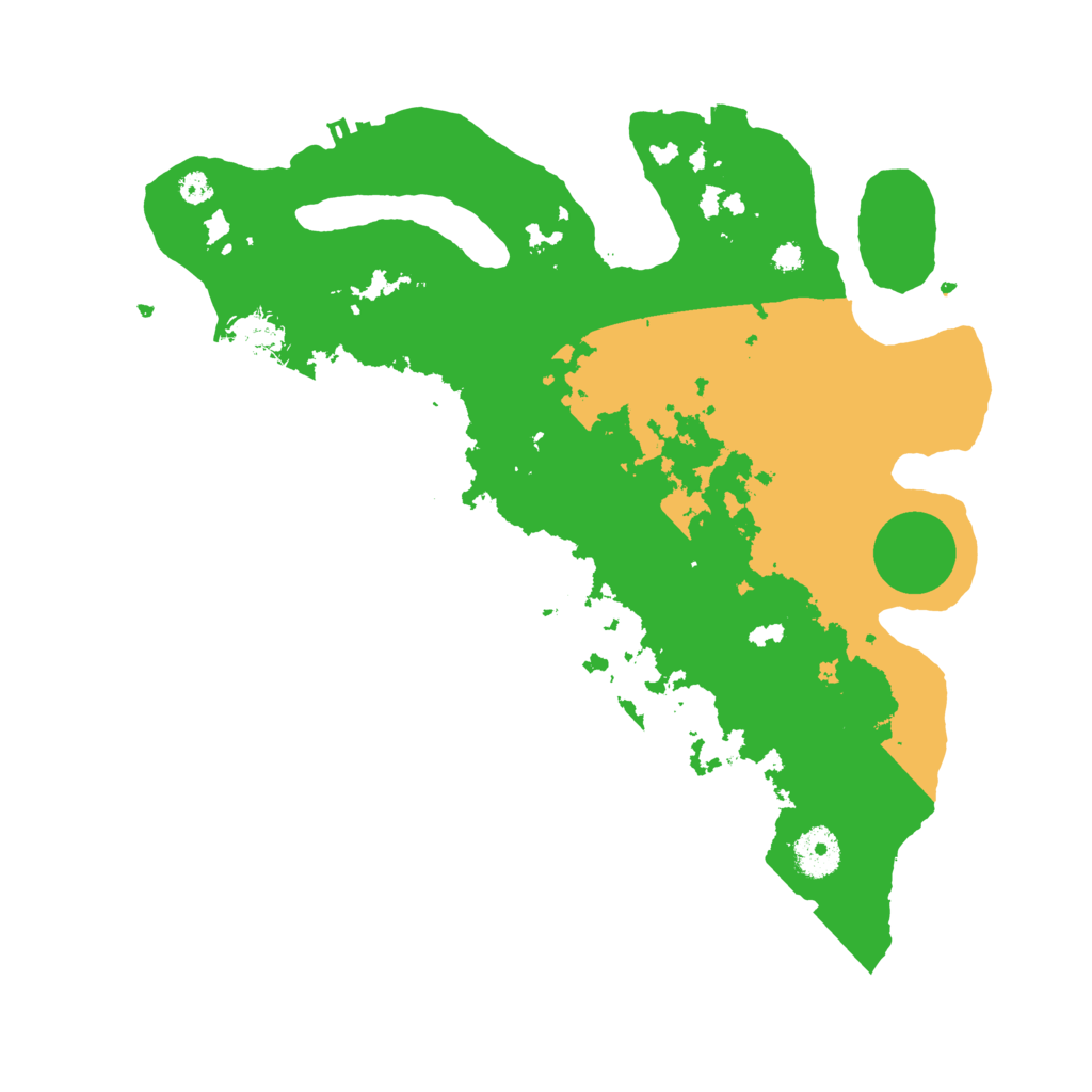 Biome Rust Map: Procedural Map, Size: 3500, Seed: 1757860730