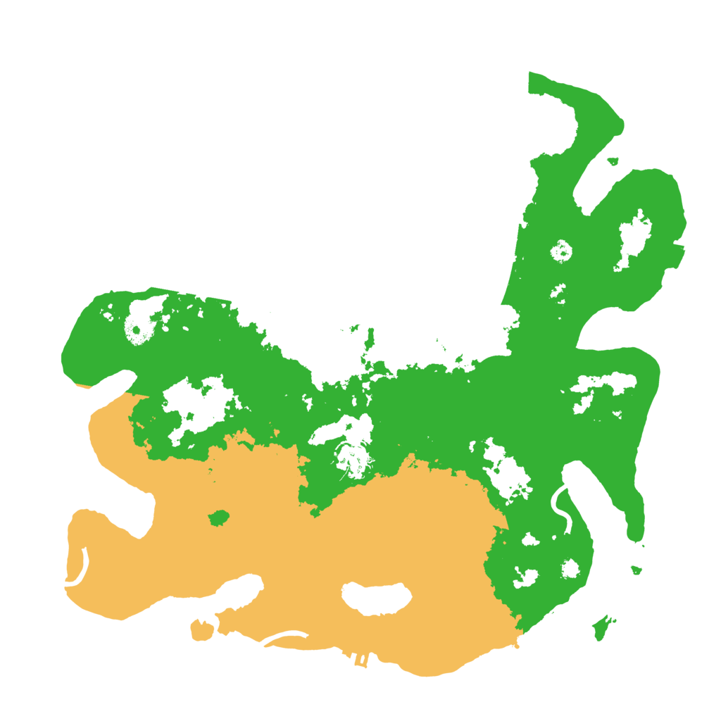 Biome Rust Map: Procedural Map, Size: 3500, Seed: 302563395