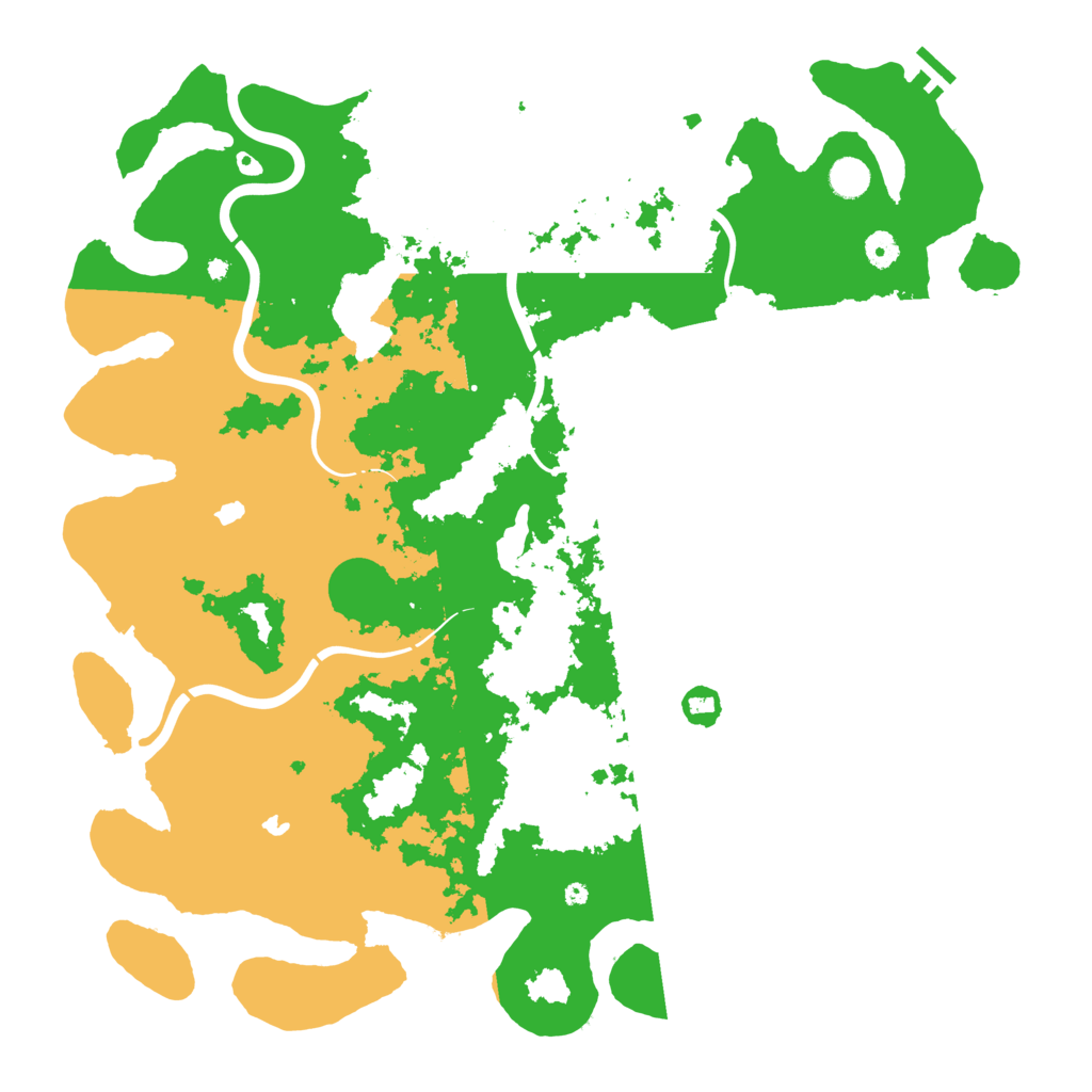 Biome Rust Map: Procedural Map, Size: 4700, Seed: 1350618062