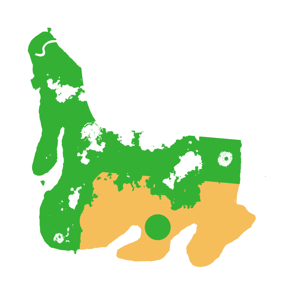 Biome Rust Map: Procedural Map, Size: 3000, Seed: 387341194