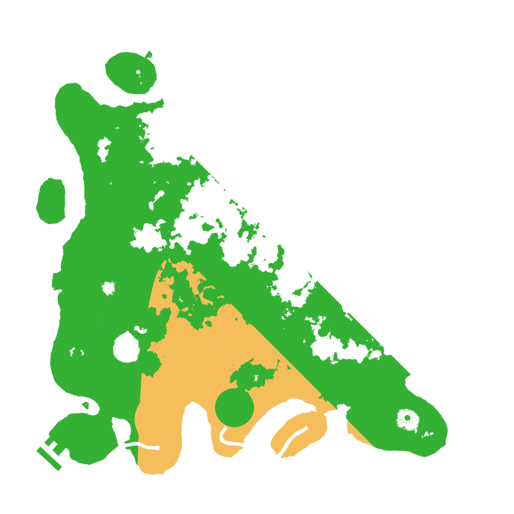 Biome Rust Map: Procedural Map, Size: 3500, Seed: 92397392