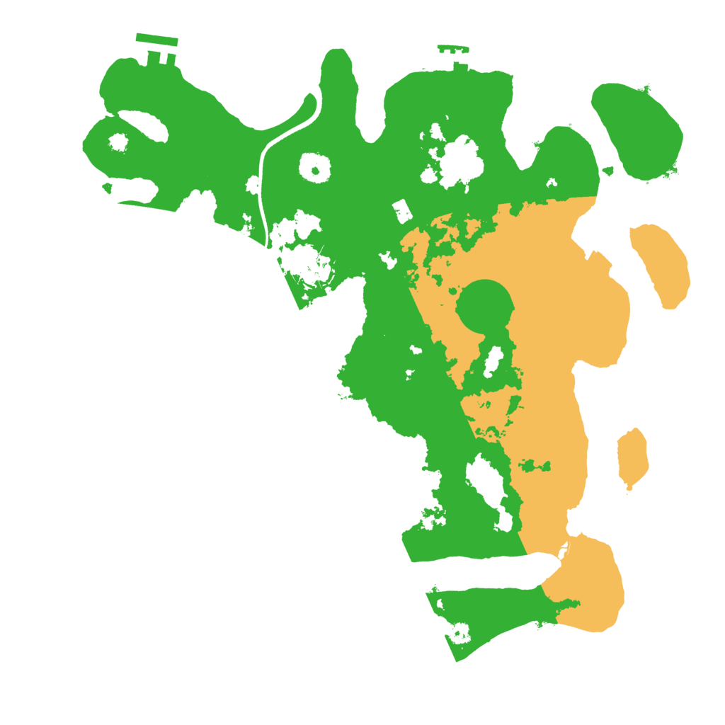 Biome Rust Map: Procedural Map, Size: 3500, Seed: 925472194
