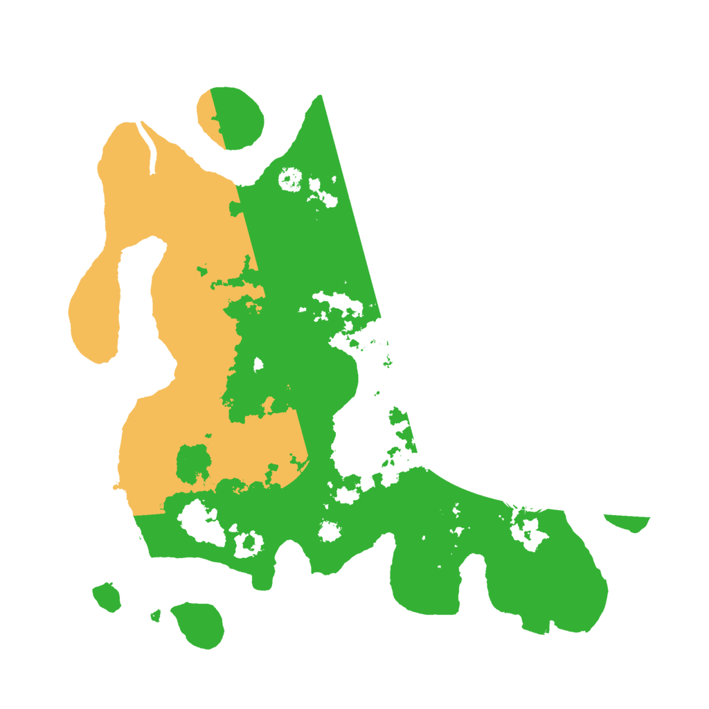Biome Rust Map: Procedural Map, Size: 3000, Seed: 54160434
