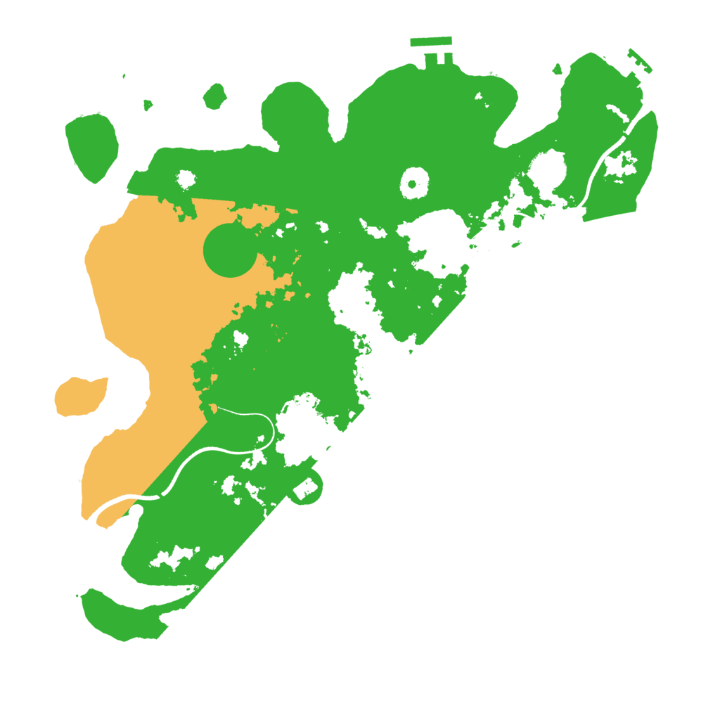 Biome Rust Map: Procedural Map, Size: 3500, Seed: 573632014