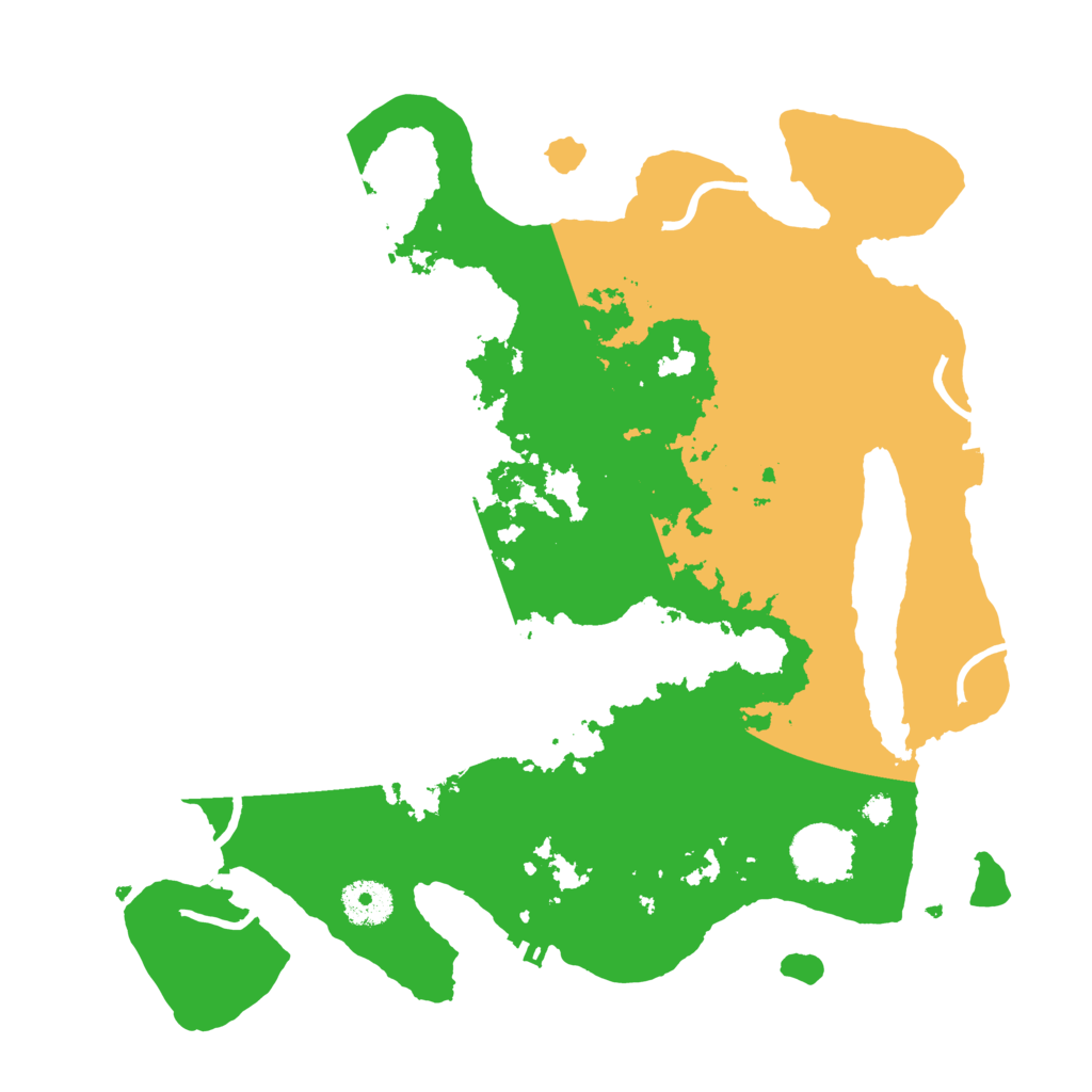 Biome Rust Map: Procedural Map, Size: 3400, Seed: 83449412