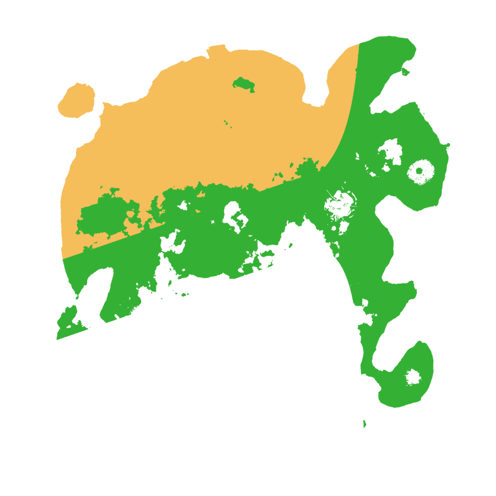 Biome Rust Map: Procedural Map, Size: 3000, Seed: 466784991