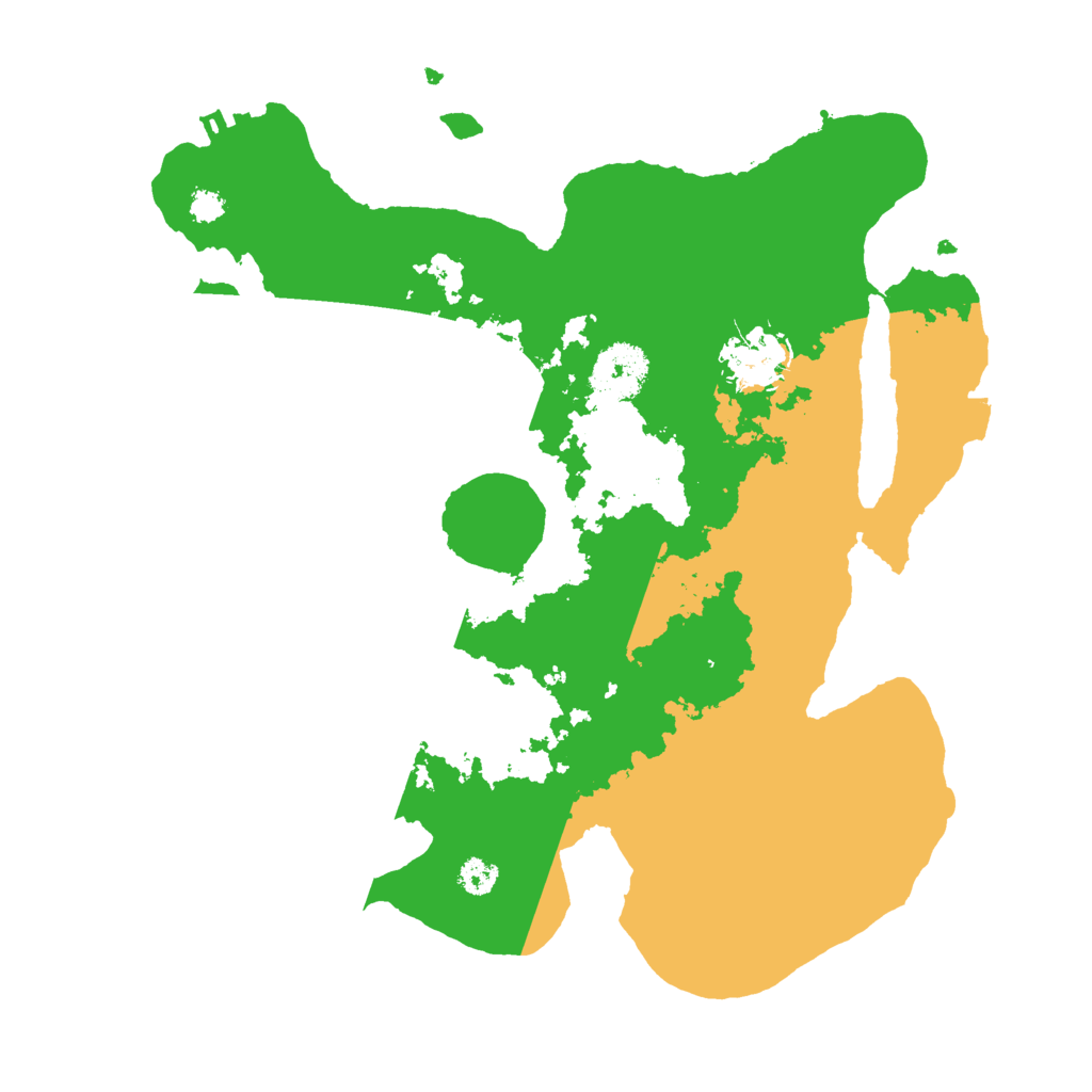 Biome Rust Map: Procedural Map, Size: 3000, Seed: 12223442