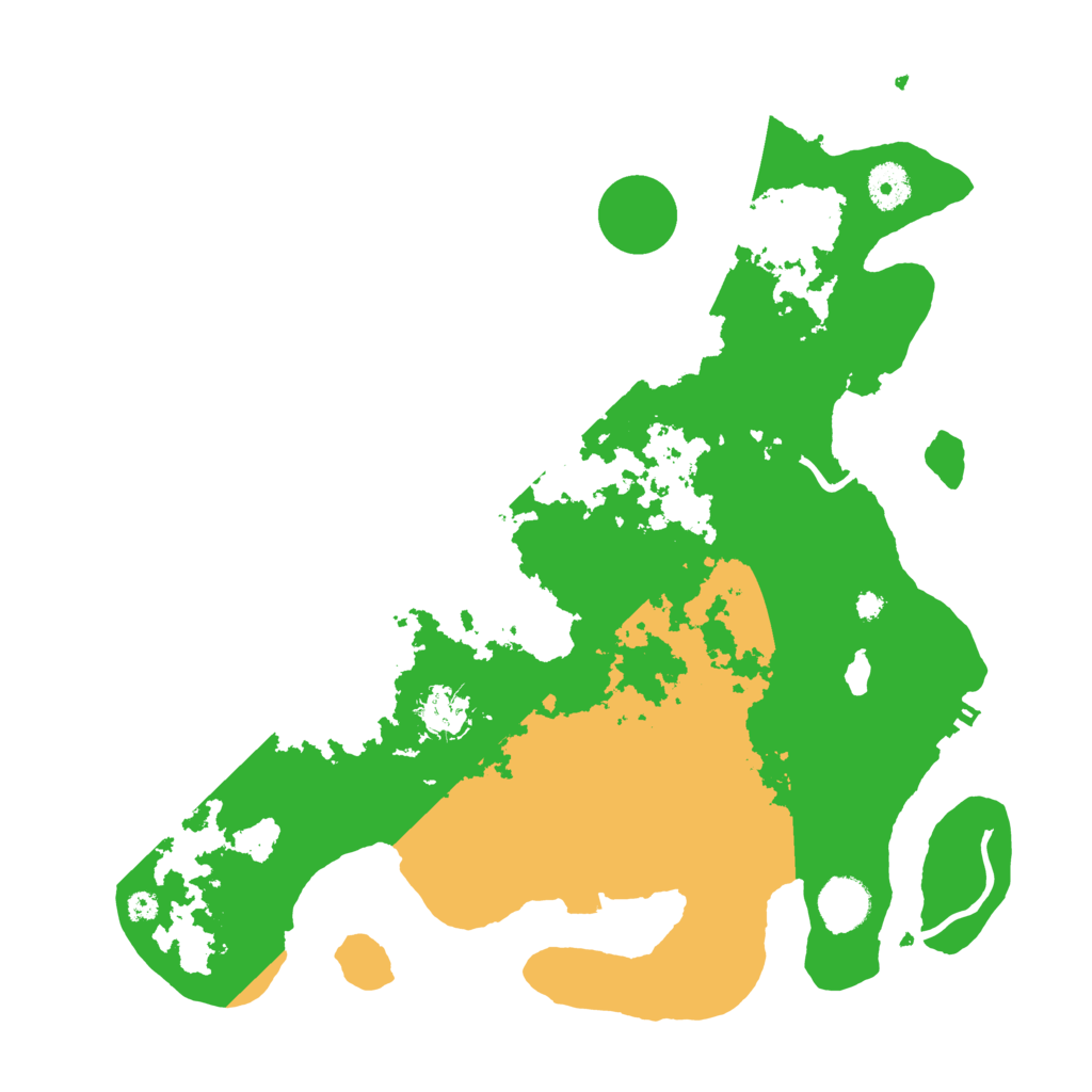 Biome Rust Map: Procedural Map, Size: 3700, Seed: 1525568200