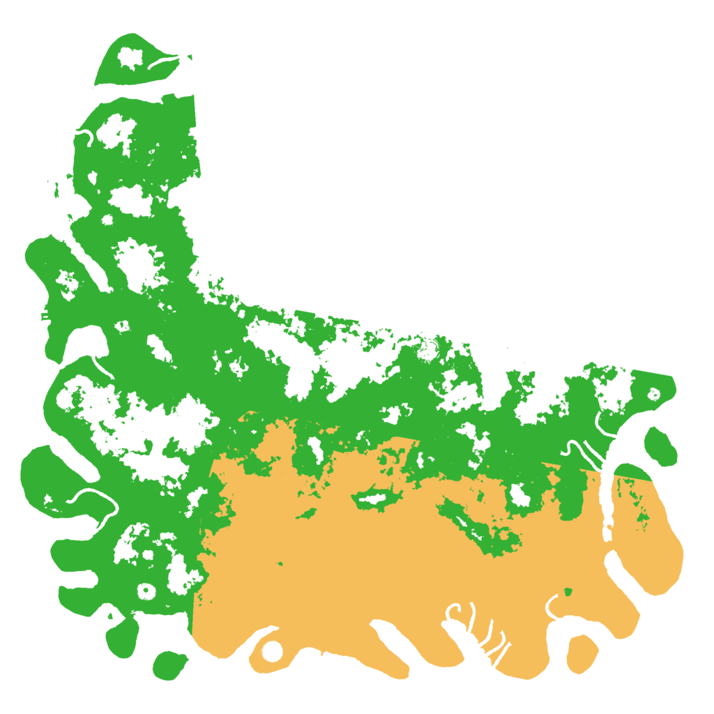 Biome Rust Map: Procedural Map, Size: 6000, Seed: 716054914