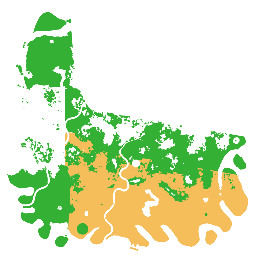 Biome Rust Map: Procedural Map, Size: 6000, Seed: 716054914