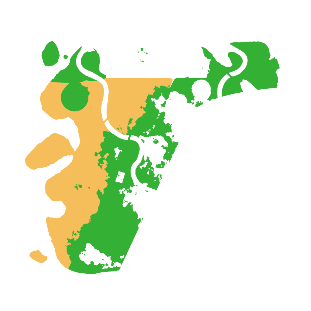 Biome Rust Map: Procedural Map, Size: 3000, Seed: 303941998