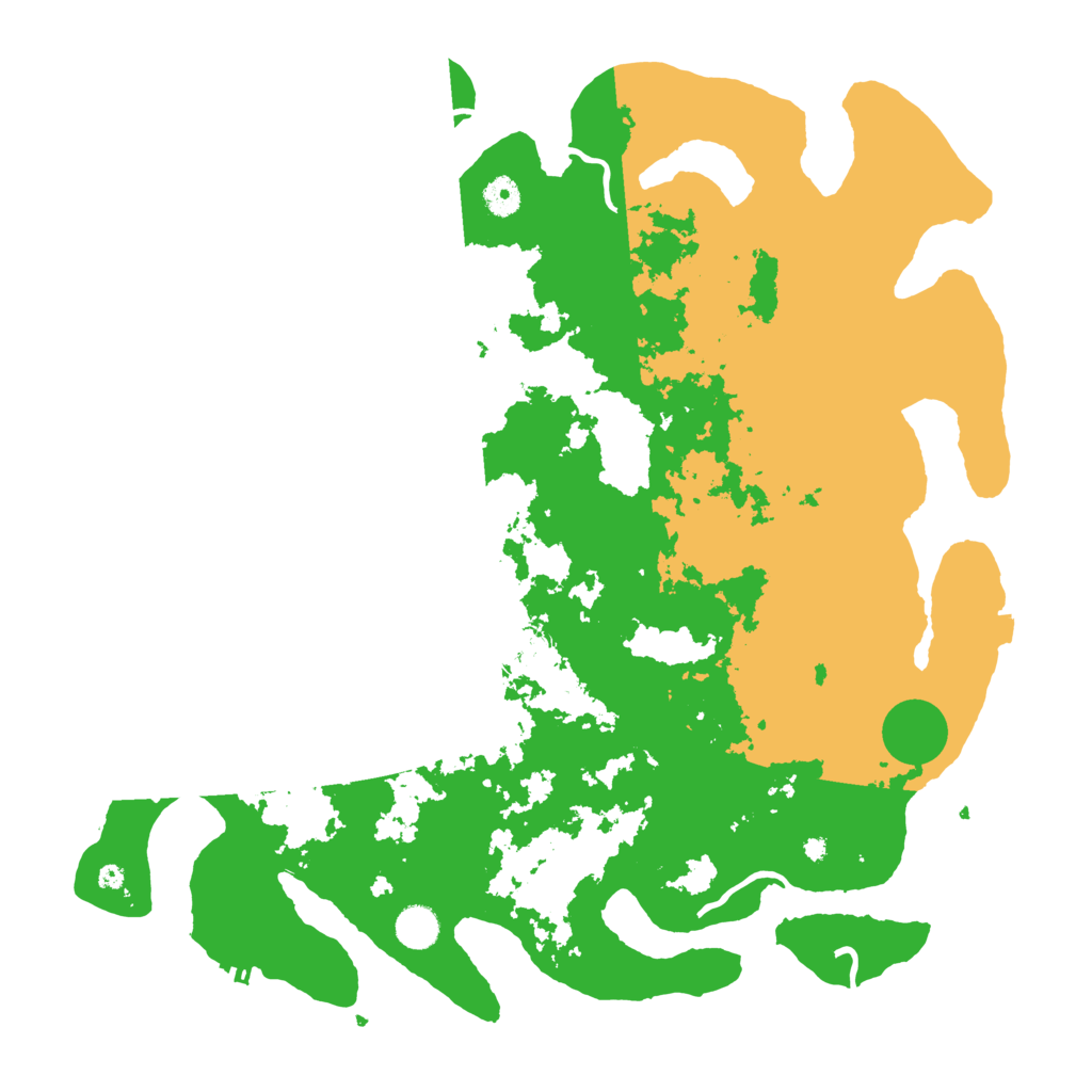 Biome Rust Map: Procedural Map, Size: 4400, Seed: 24556924