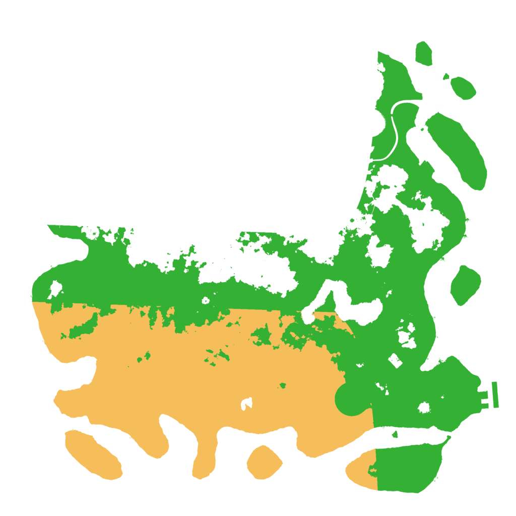 Biome Rust Map: Procedural Map, Size: 4000, Seed: 1262795966