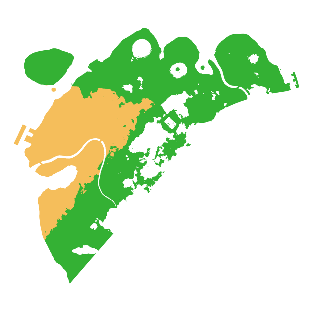 Biome Rust Map: Procedural Map, Size: 3000, Seed: 4607139