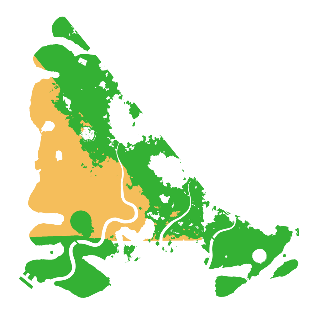 Biome Rust Map: Procedural Map, Size: 4000, Seed: 1984645807