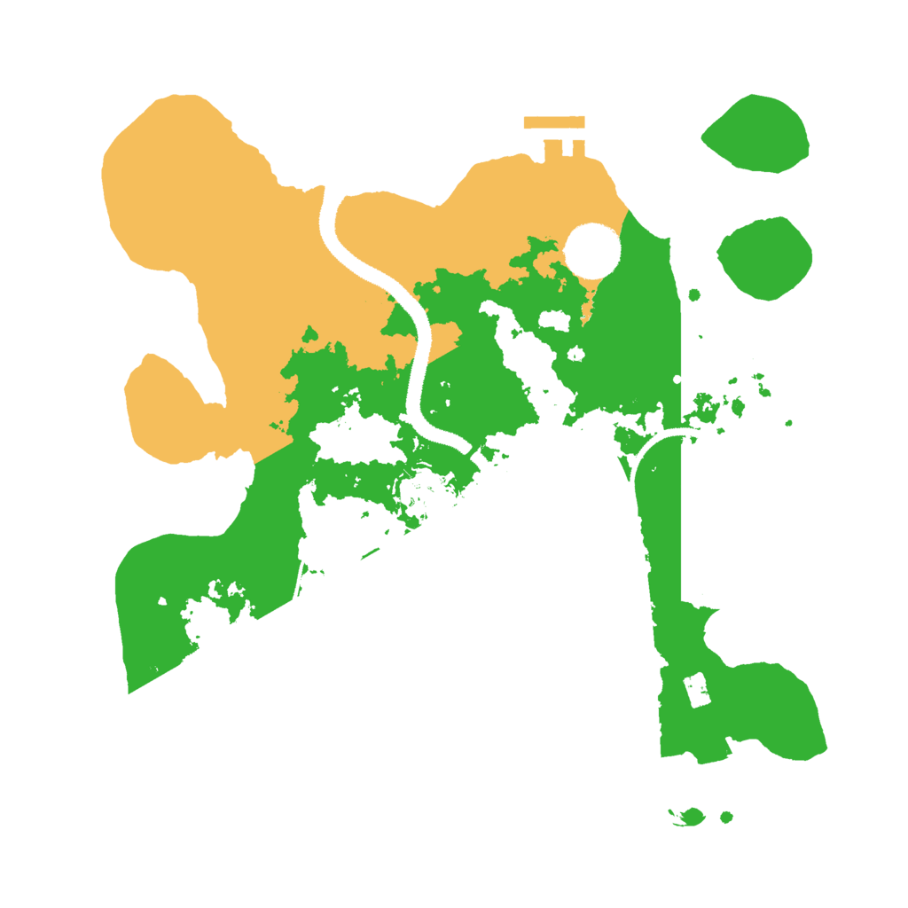 Biome Rust Map: Procedural Map, Size: 3000, Seed: 1446343971