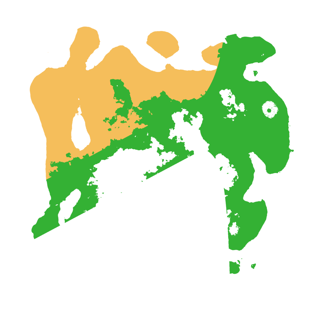 Biome Rust Map: Procedural Map, Size: 3000, Seed: 23875