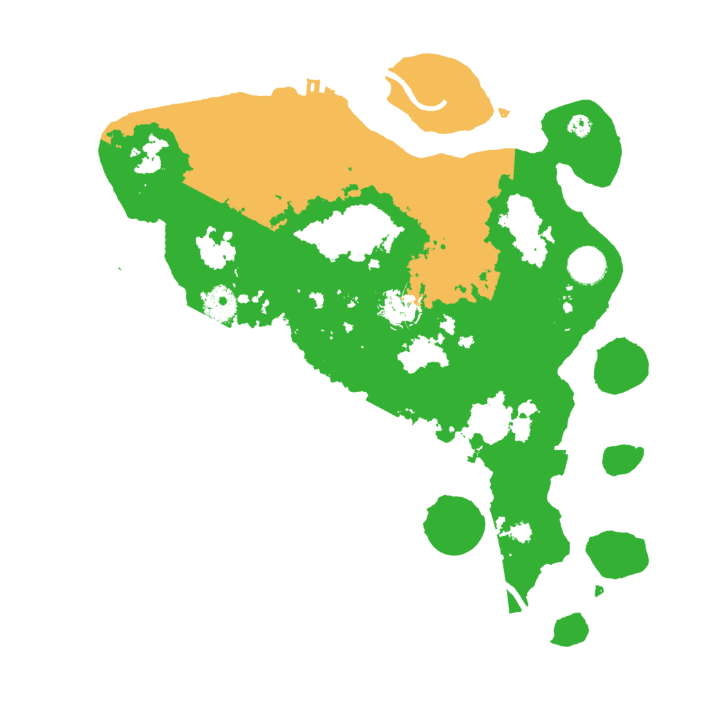 Biome Rust Map: Procedural Map, Size: 3250, Seed: 160436306