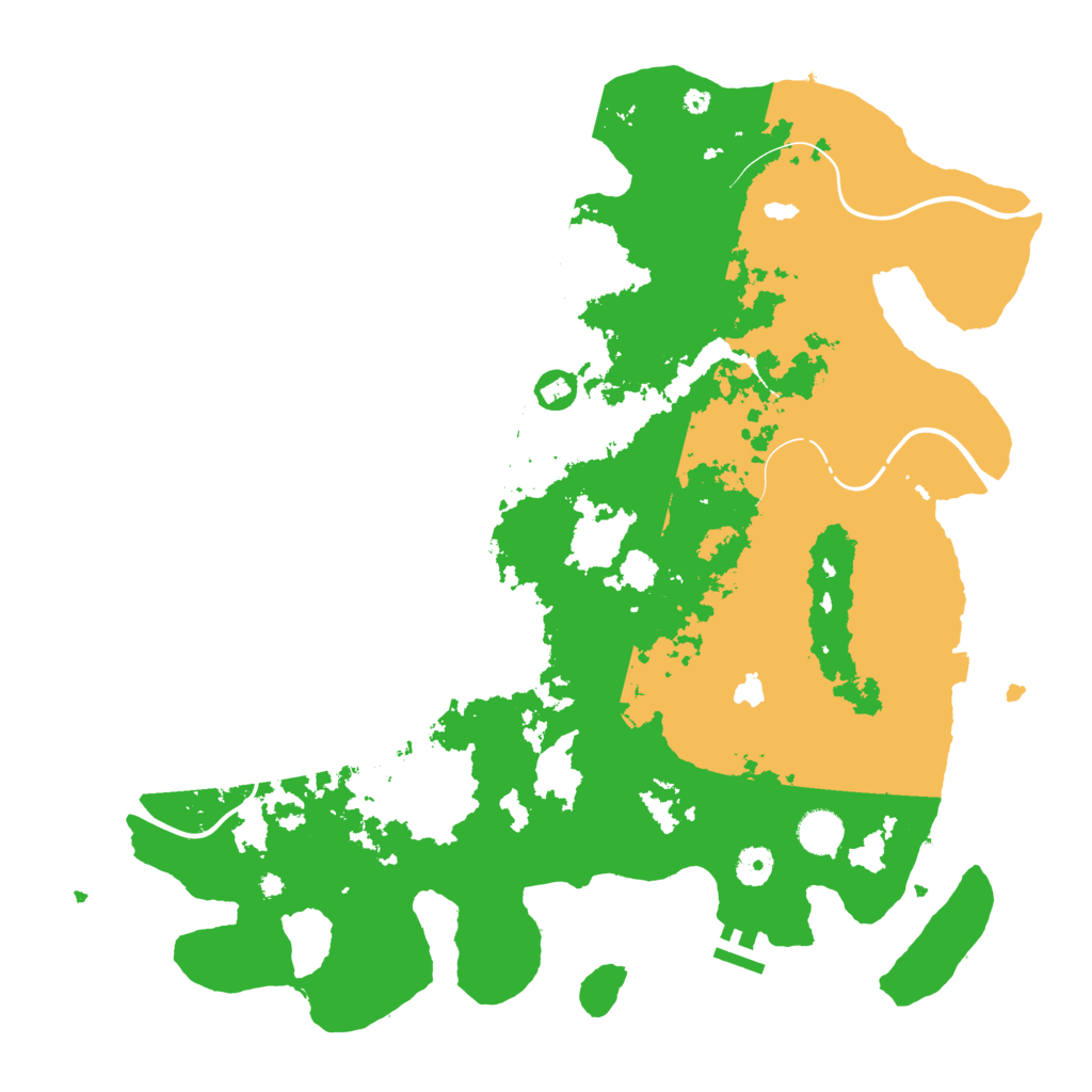 Biome Rust Map: Procedural Map, Size: 4250, Seed: 102758614