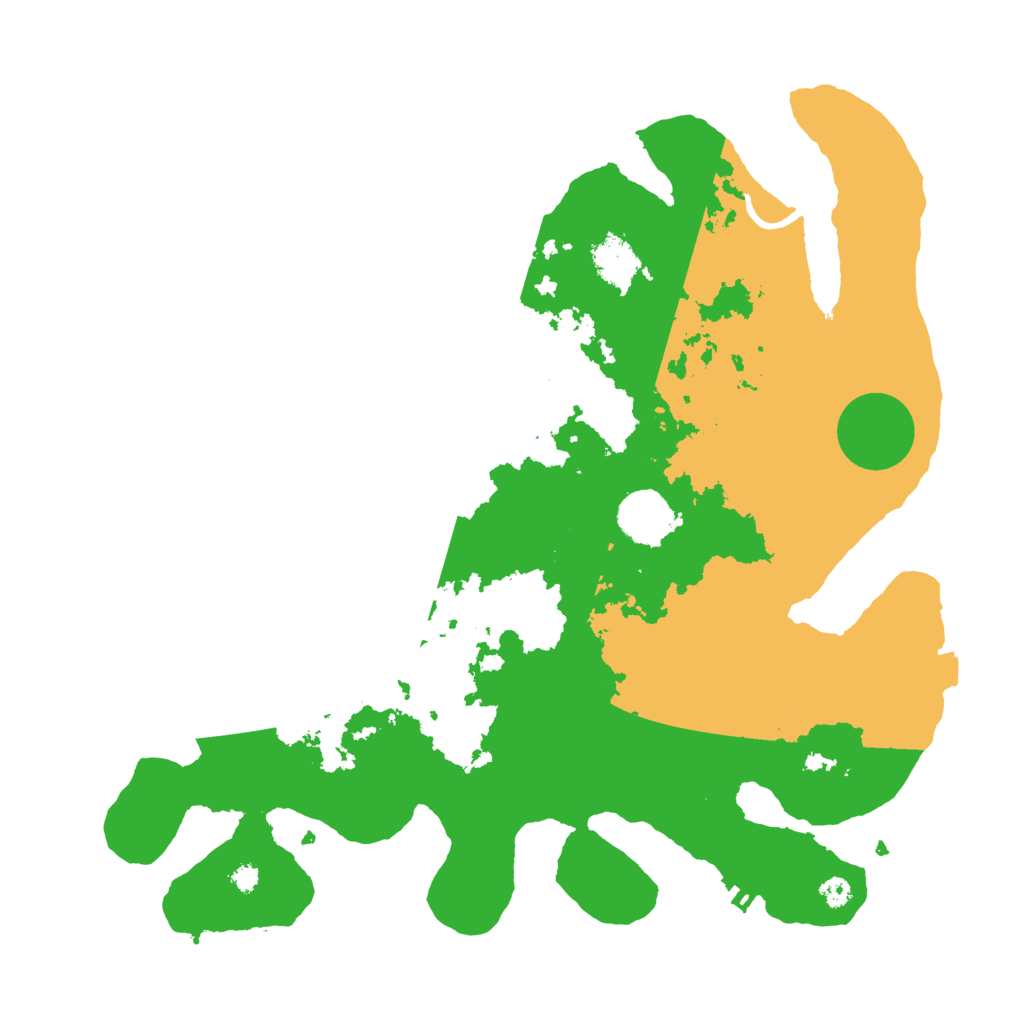 Biome Rust Map: Procedural Map, Size: 3500, Seed: 561940848
