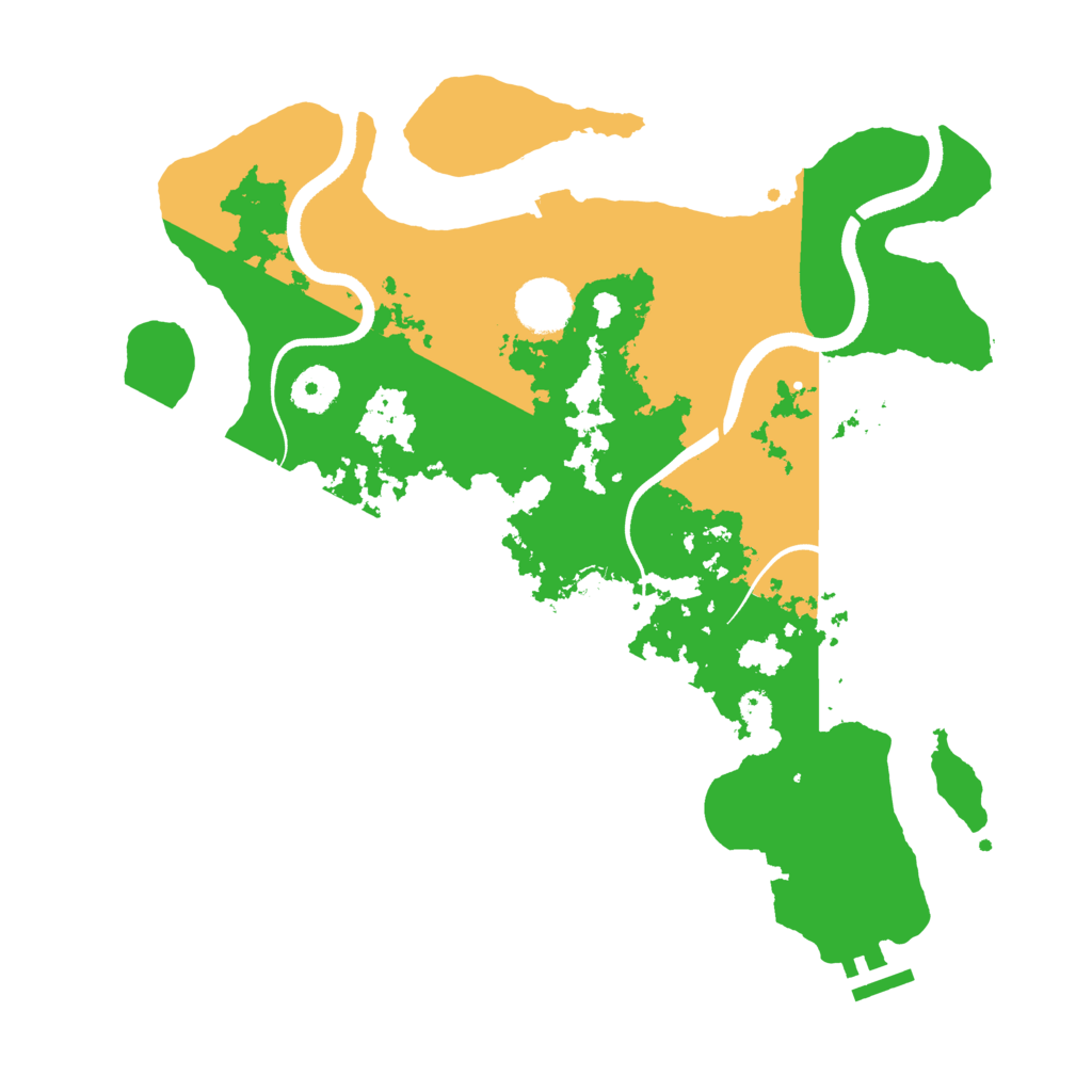 Biome Rust Map: Procedural Map, Size: 3500, Seed: 1516741597