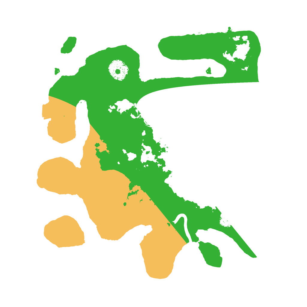 Biome Rust Map: Procedural Map, Size: 2400, Seed: 176001352