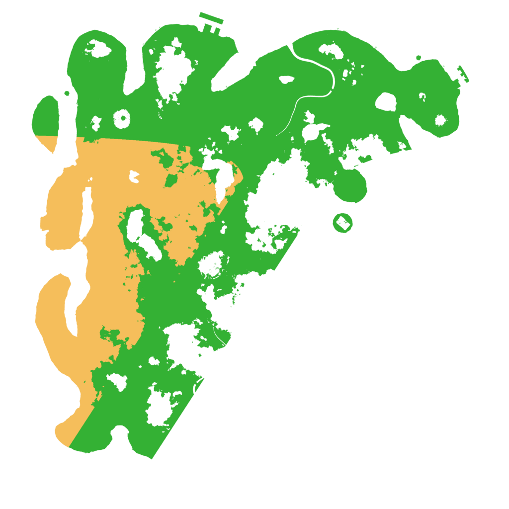 Biome Rust Map: Procedural Map, Size: 4200, Seed: 19612024