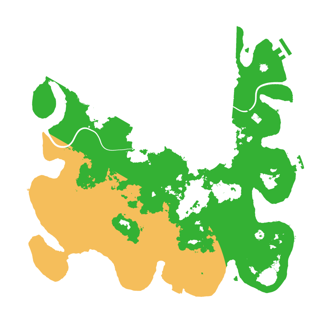 Biome Rust Map: Procedural Map, Size: 3500, Seed: 1602326219