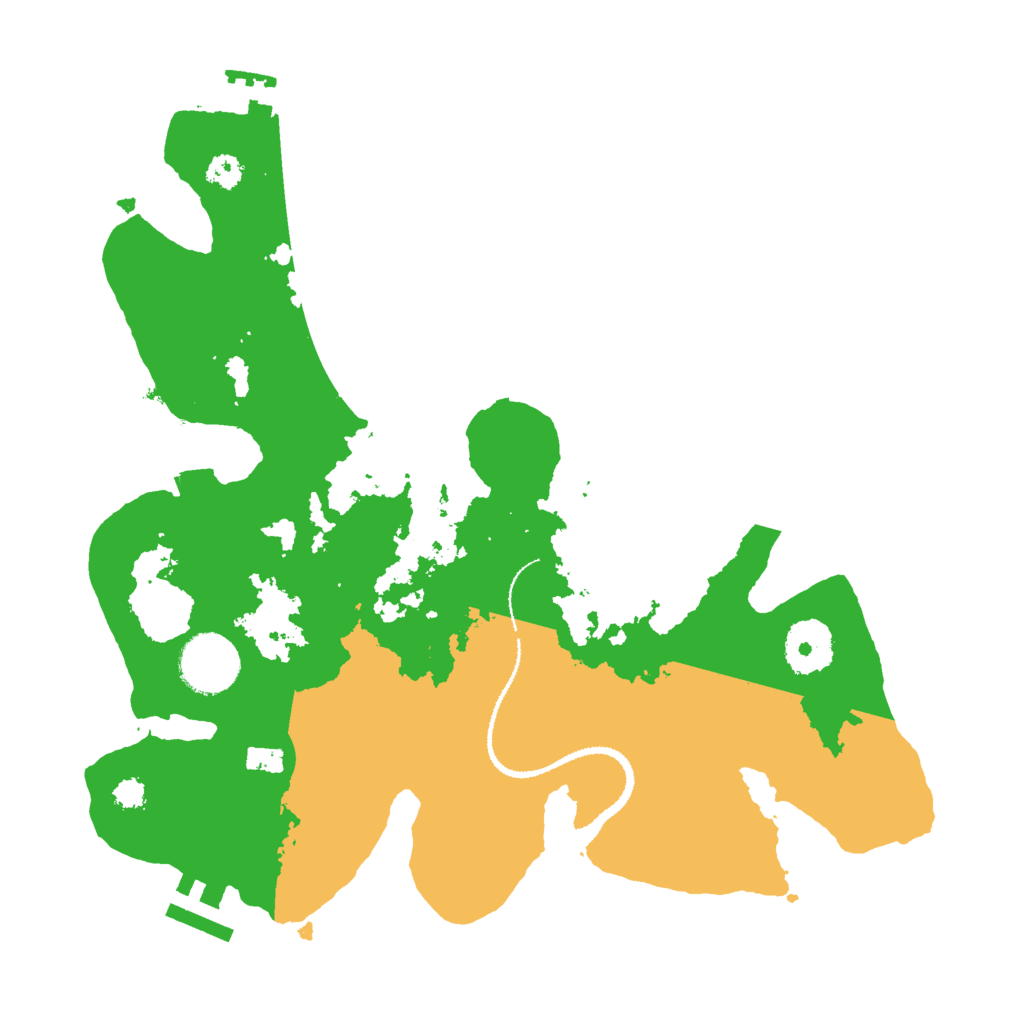 Biome Rust Map: Procedural Map, Size: 3000, Seed: 1234111