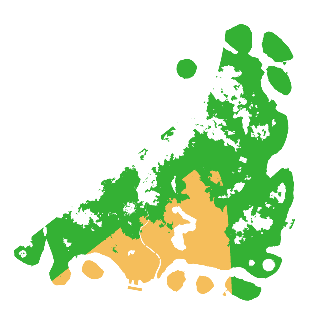 Biome Rust Map: Procedural Map, Size: 4500, Seed: 66097720
