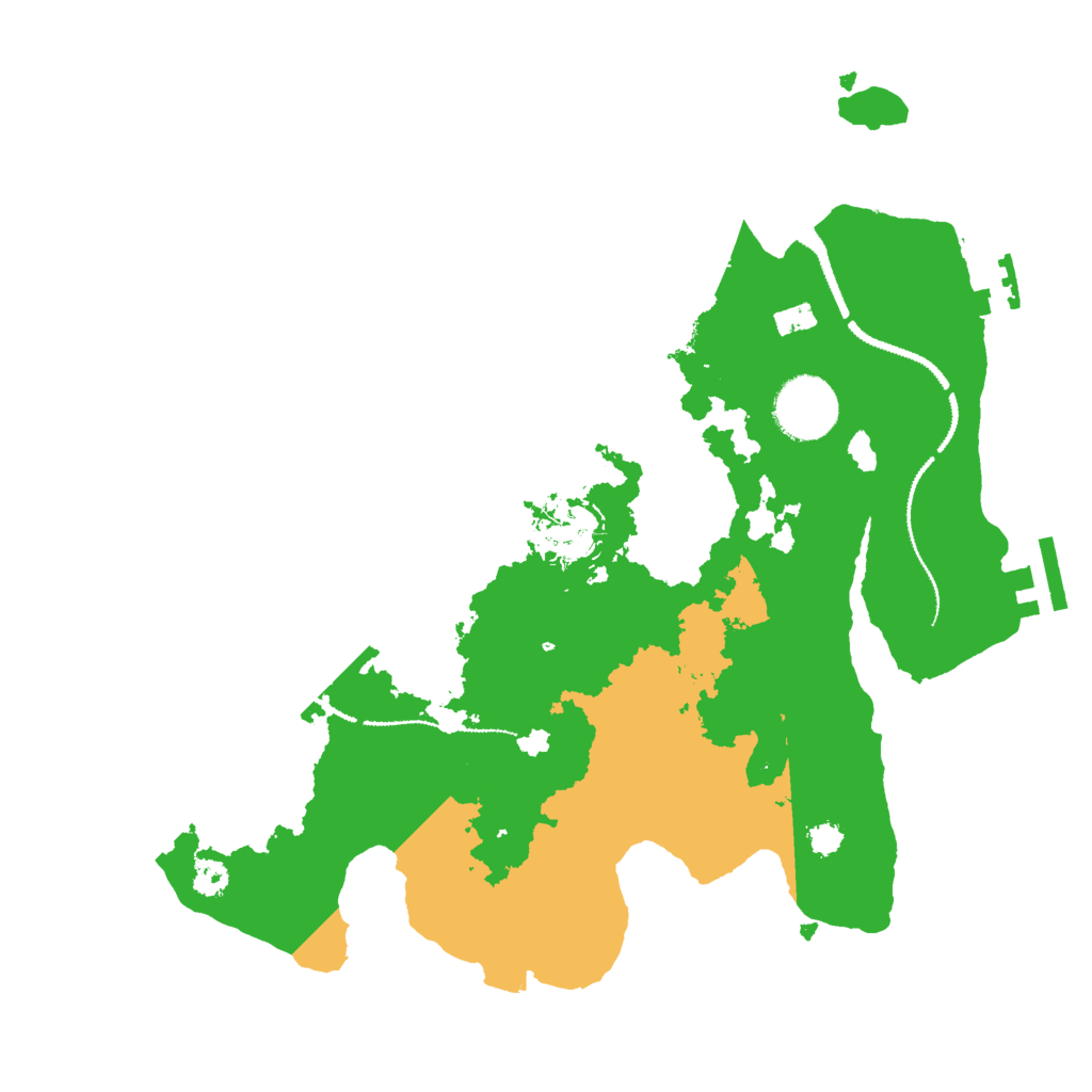 Biome Rust Map: Procedural Map, Size: 3000, Seed: 1514898830