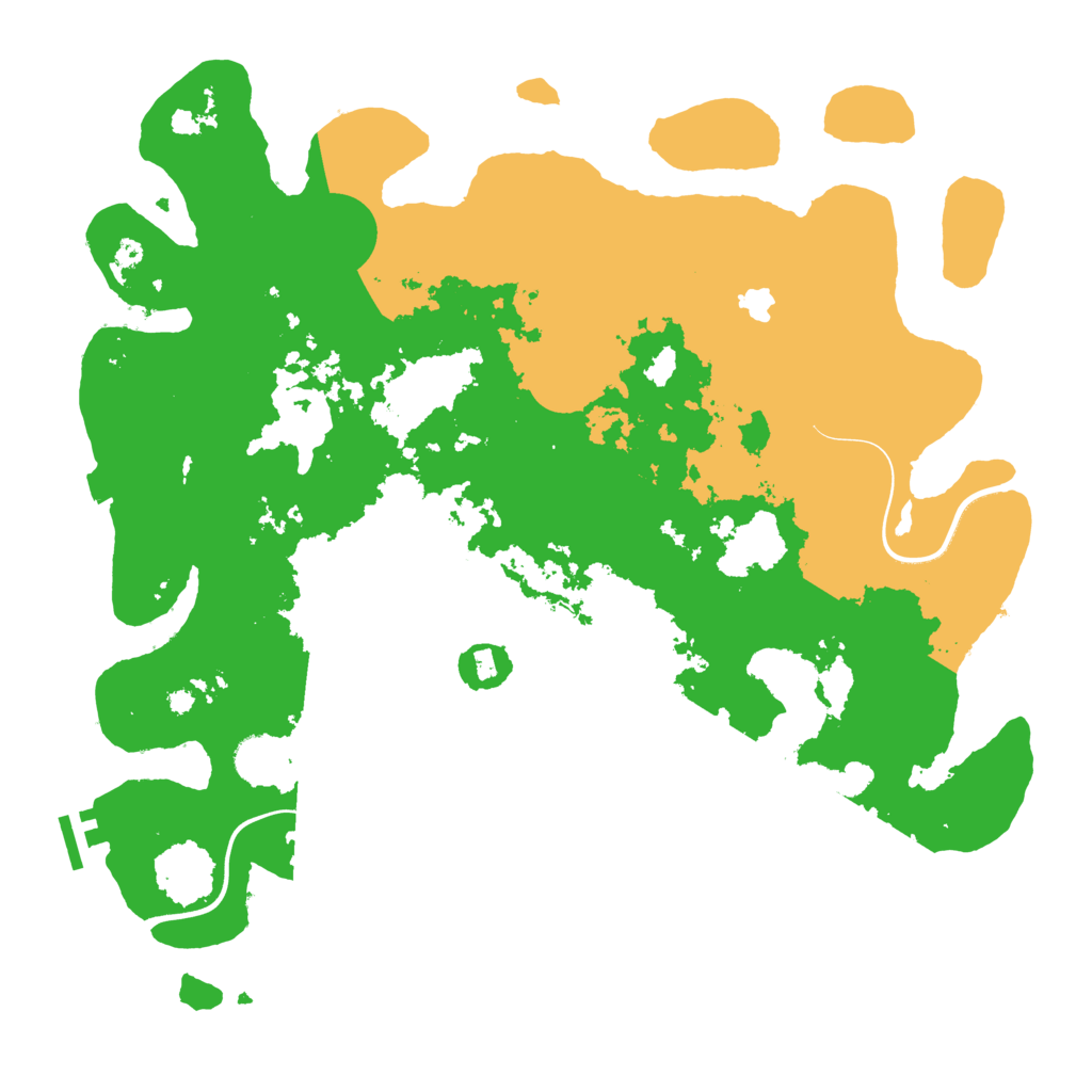 Biome Rust Map: Procedural Map, Size: 4000, Seed: 1983741816