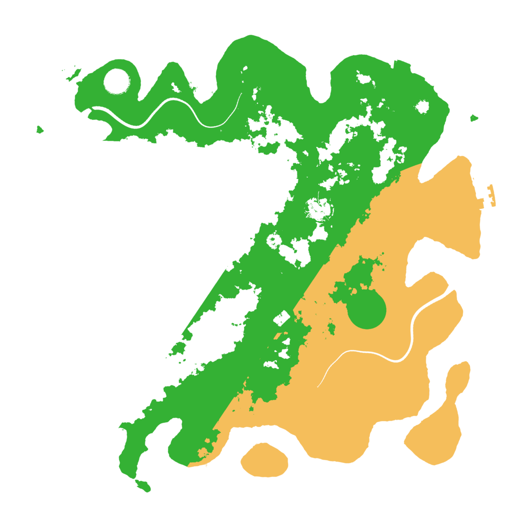 Biome Rust Map: Procedural Map, Size: 3600, Seed: 91086135