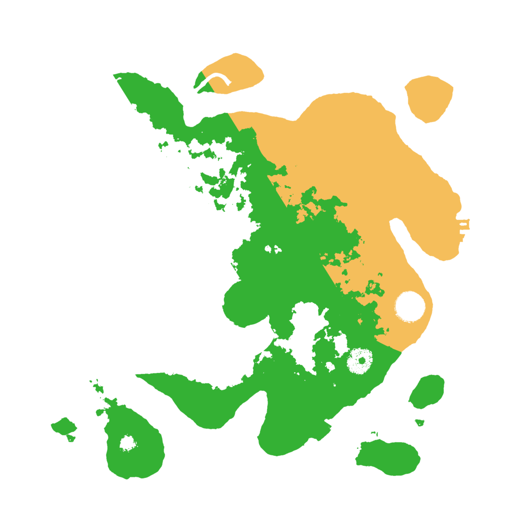 Biome Rust Map: Procedural Map, Size: 3000, Seed: 2001313365