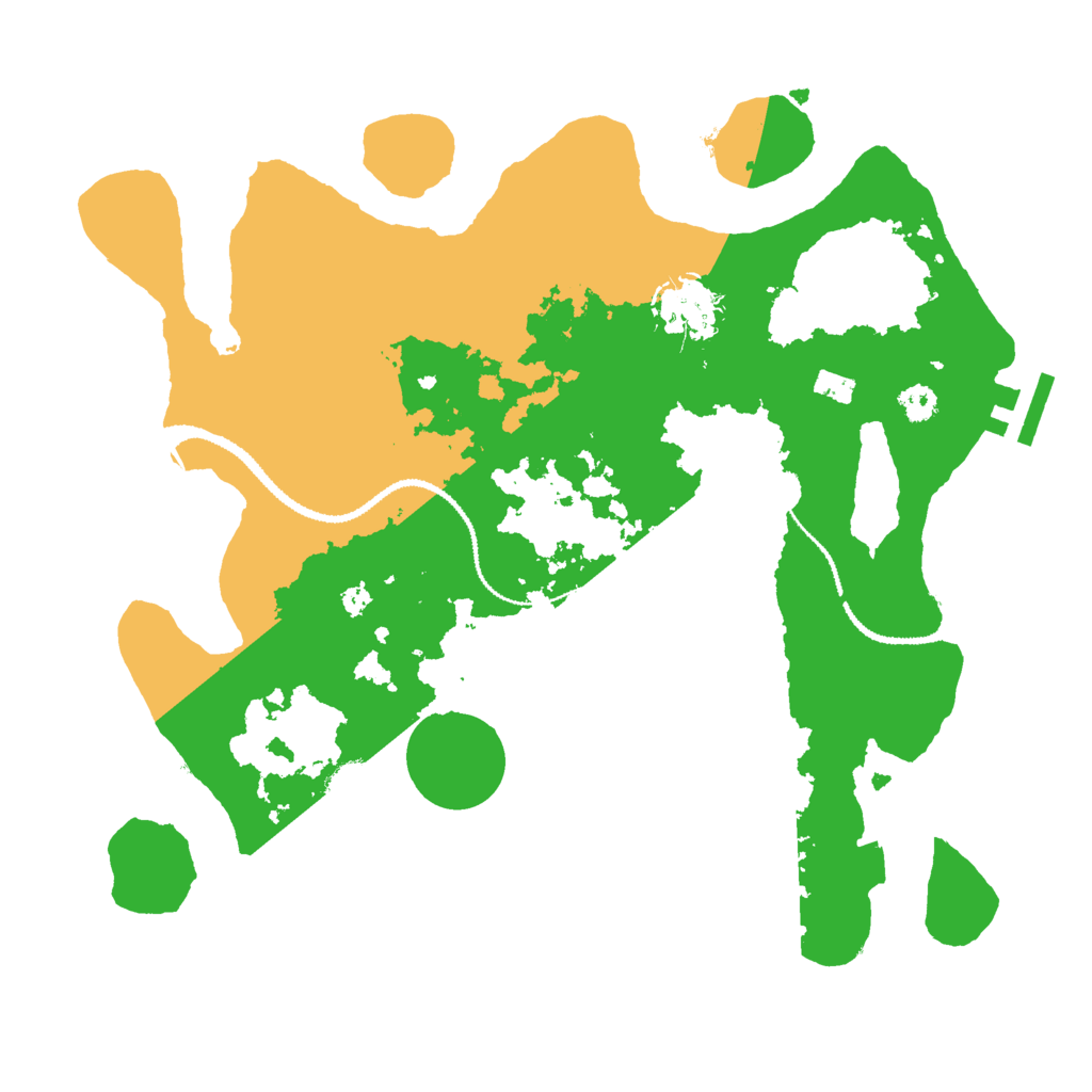 Biome Rust Map: Procedural Map, Size: 3000, Seed: 769918055