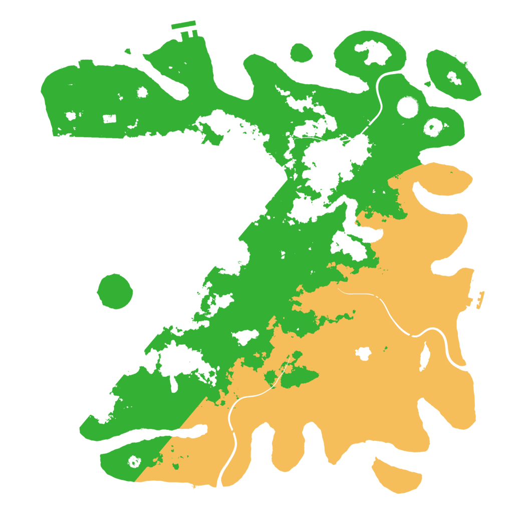 Biome Rust Map: Procedural Map, Size: 4250, Seed: 689642714