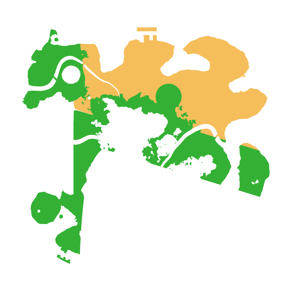 Biome Rust Map: Procedural Map, Size: 3000, Seed: 1323339860