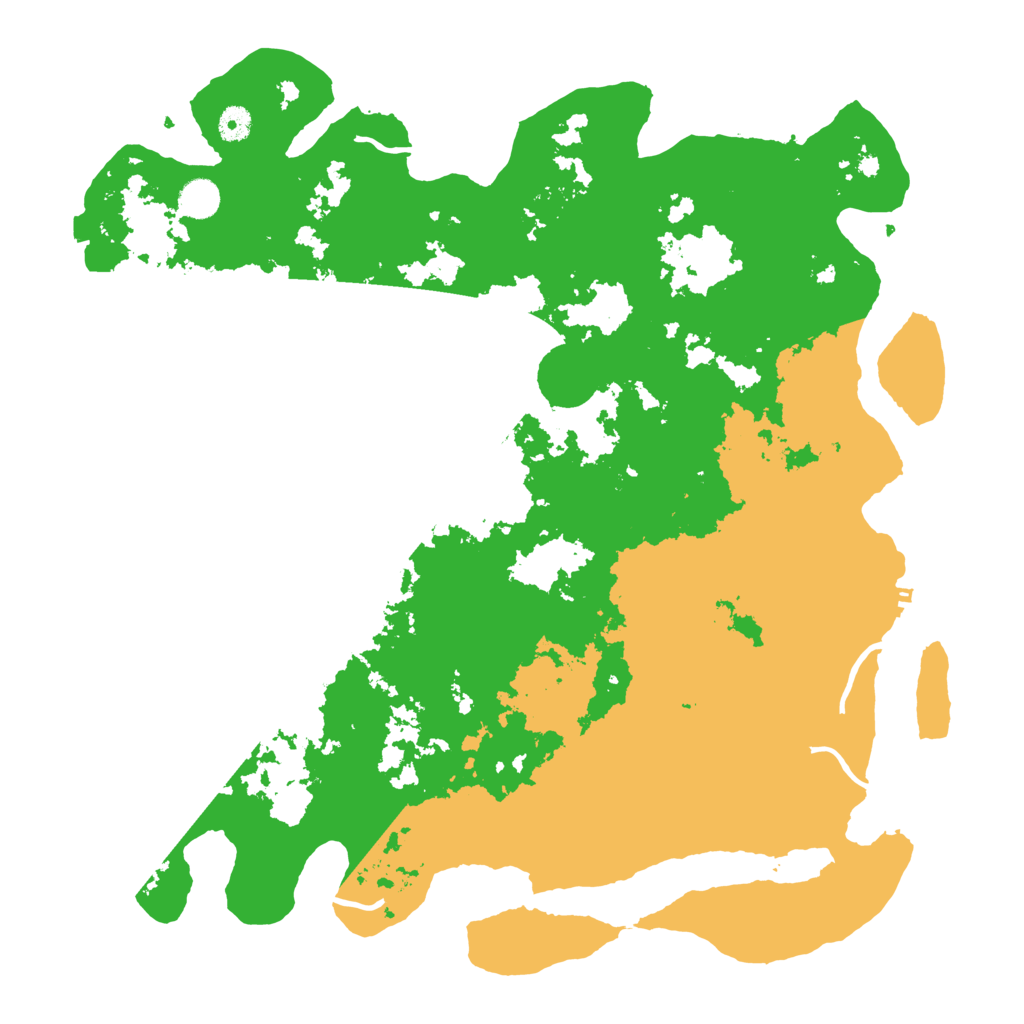 Biome Rust Map: Procedural Map, Size: 4500, Seed: 1175372922