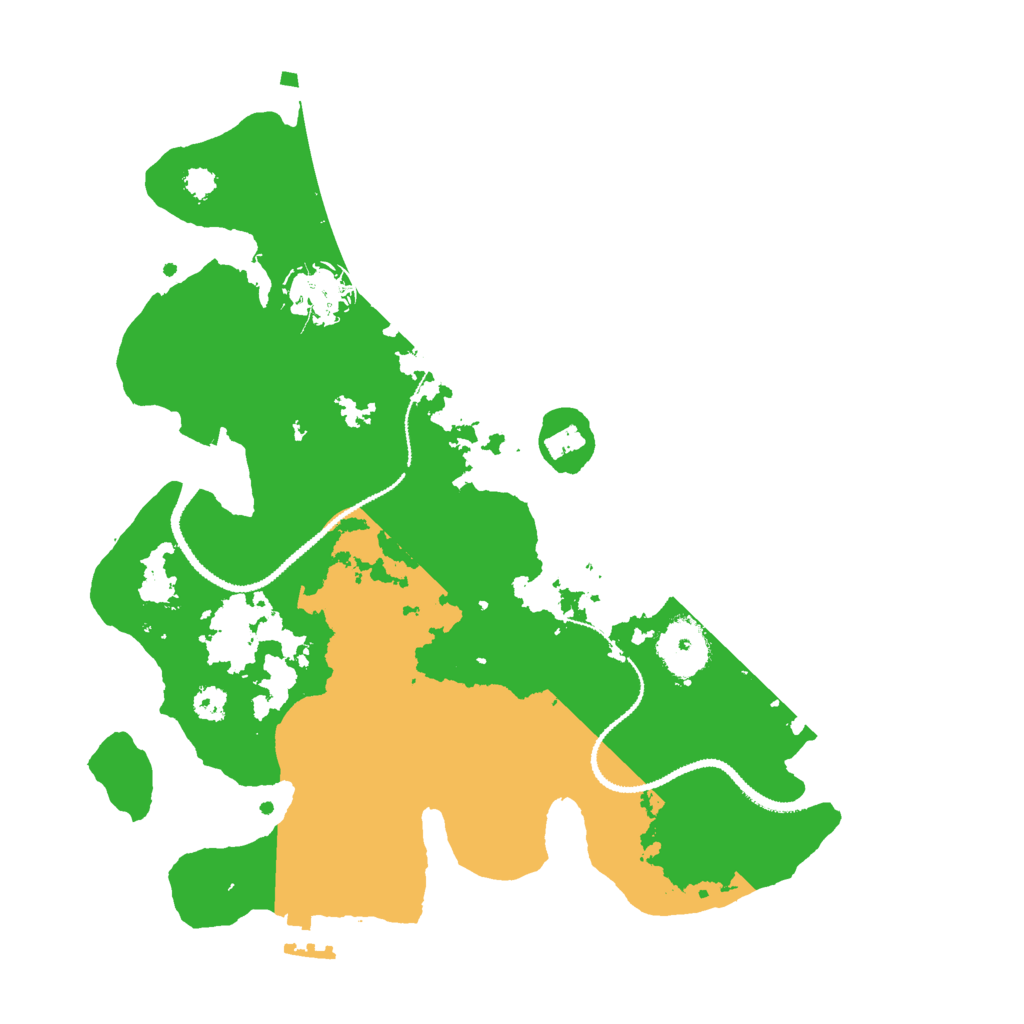 Biome Rust Map: Procedural Map, Size: 3000, Seed: 2117670334