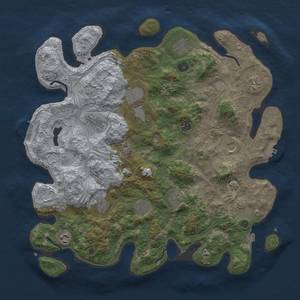 Thumbnail Rust Map: Procedural Map, Size: 4250, Seed: 30587, 19 Monuments