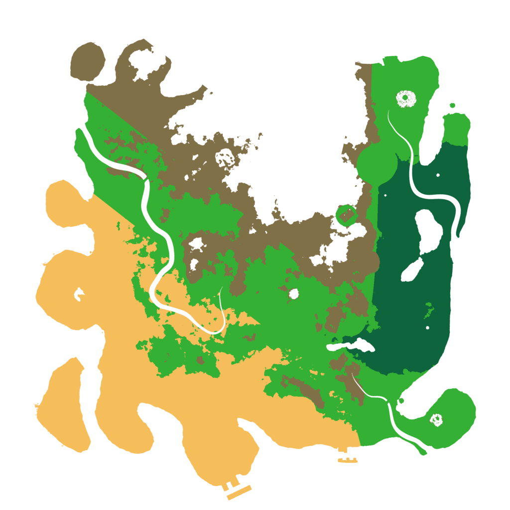 Biome Rust Map: Procedural Map, Size: 4000, Seed: 1160440697