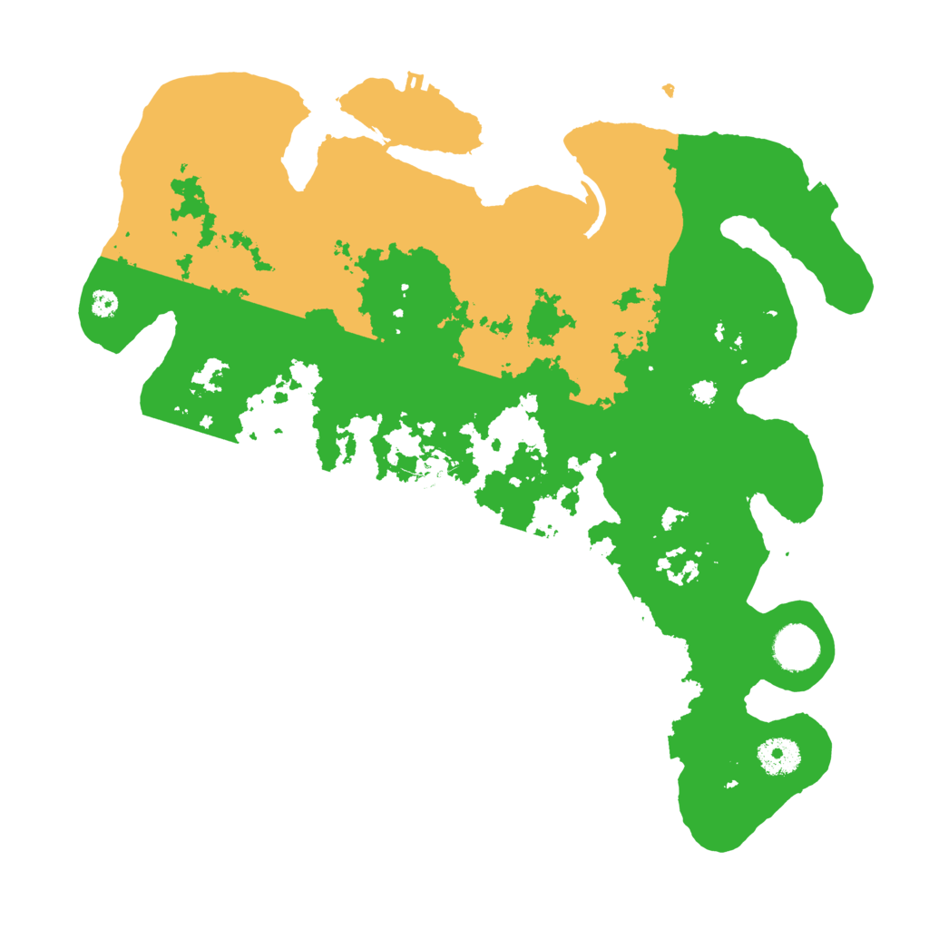 Biome Rust Map: Procedural Map, Size: 3500, Seed: 2026798929