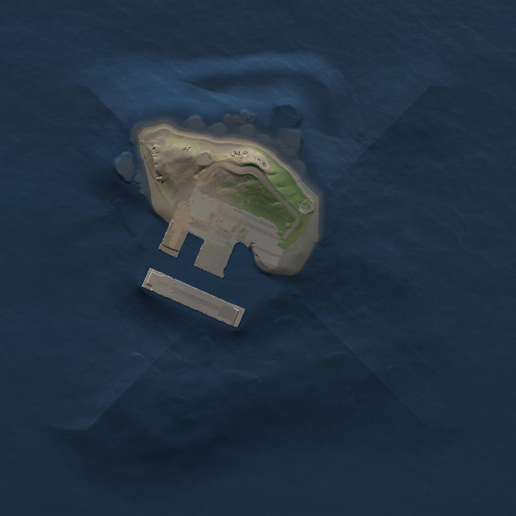 Rust Map: Procedural Map, Size: 1000, Seed: 1164257542, 2 Monuments