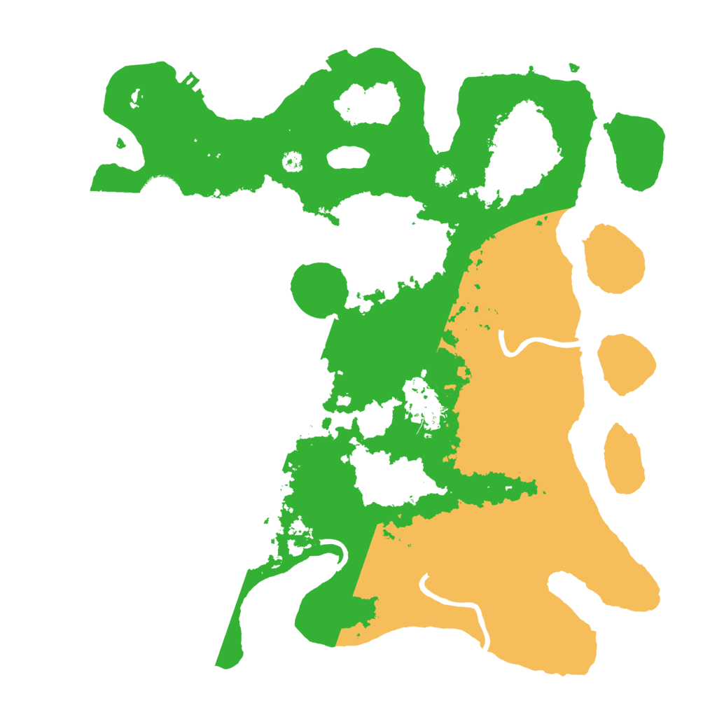 Biome Rust Map: Procedural Map, Size: 3500, Seed: 567899